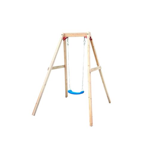 Huśtawka drewniana GINGER HOME dla dzieci, sprzęt do zabawy na zewnątrz