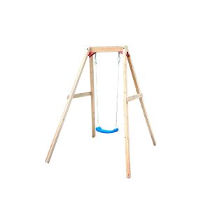 GINGER HOME Kinderschaukel aus Holz, 156x200x201 cm – Sicheres Outdoor-Spielgerät