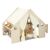 Drvena kućica za igru Ginger Home sa šatorom, policama za pohranu i igračkama