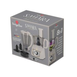 Berlinger Haus BH-9778 Sahara Collection 8 az 1-ben Konyhai robotgép, 500W, Krém, csomagolásban - Kézi aprító, Kézi mixer, Gyümölcscentrifuga és préselő és Elektromos tésztagép