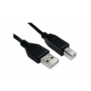 RS PRO USB A - USB B kábel, adatátvitel és eszközcsatlakoztatás - USB kábel