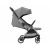 Kikkaboo Eden Grey Stroller side view, lightweight design
