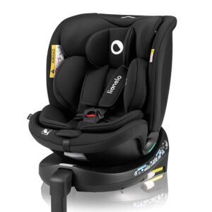Lionelo Navy i-Size 360 fokban forgatható Isofix autósülés fekete színben - Gyerekülés & Tartozék