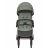 Front view of Kikkaboo Eden army green stroller