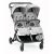 Angled View of CAM Gem 210 Twin Stroller