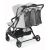 CAM Gem 210 Twin Stroller with Mesh Ventilation and Adjustable Canopies