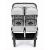 CAM Gem 210 Twin Stroller - Front View