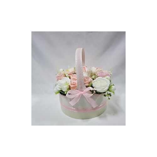 Ünnepi virágcsokor, virágdoboz, örökcsokor, kézicsokor, ajándék (édességgel) 138960044