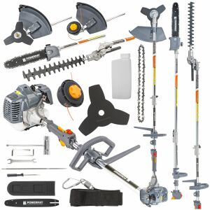 Powermat Multifunkciós Kerti Gép - 3 az 1-ben Fűnyíró, Sövényvágó, Ágfűrész