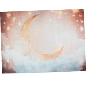 GAFOKI Hold és Csillag Fotózási Háttér - 220x150 cm 138964138 - Stúdió háttér