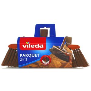 Vileda 2in1 Parketta Seprű - Kíméletes Tisztítás, 6 db/karton 138965330 - Partvis & Seprű és Partvis fej