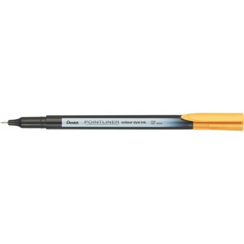 Pentel Pointliner 0.4mm okkersárga tűfilc - Pentel