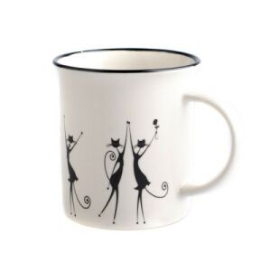Dakls Táncoló Macskás Porcelánbögre - 310ml 138966497 - Dakls