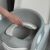 Tryco szürke WC szűkítő a WC-n - párnázott ülés részlet
