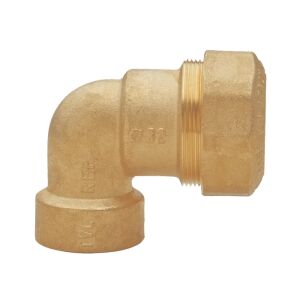 TECNOVIELLE Réz Könyök KPE Csőhöz - 50mm x 6/4" Belső Menet, 90° 138967869 - KPE idom