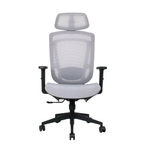 IRISOffice Nimbus Szürke Ergonomikus Irodai Forgószék - Fej- és Háttámasszal