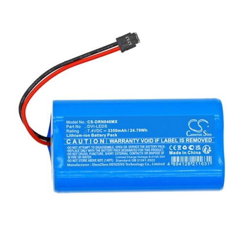 Cameron Sino 7.4V 3350mAh Li-Ion akkumulátor Vision DVI-LEDS-hez - Elem és akkumulátor