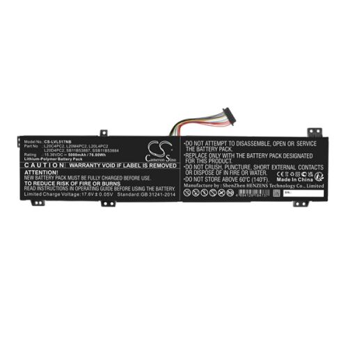 Cameron Sino L20C4PC2 Laptop Akkumulátor 15.36V 5000mAh Csere - Laptop akkumulátor