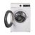 Open Candy GD 48SB6-S Washing Machine with clothes inside, 8 kg capacity