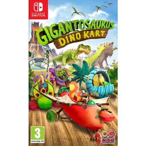 Gigantosaurus Dino Kart Nintendo Switch Játék Borító