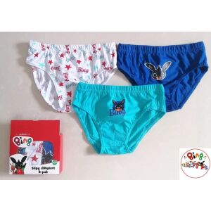 Bing Zajačik 3-balenie chlapčenské spodné prádlo, veľkosti 4-5 rokov, s motívmi Bing - Móda&obliekanie