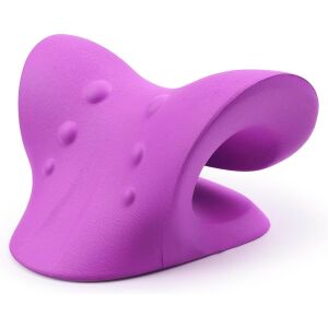 Ortopédiai Nyaki Húzóeszköz - Nyak- és Hátfájdalom Csökkentő, Lila