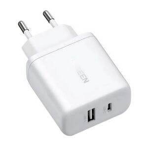 UGREEN X227 20W GaN Gyorstöltő - USB-A és USB-C, Fehér 138979752 - Ugreen