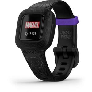 Garmin vivofit jr. 3 Marvel okosóra gyerekeknek, Fekete Párduc