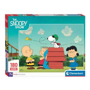 Clementoni Snoopy a kutyaházon - 180 db-os puzzle 138985699 - Puzzle