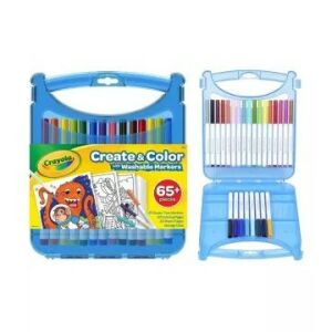 Crayola SuperTips Kimosható Filctoll Készlet - 65 db + Papír