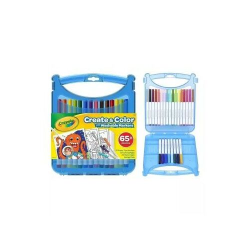Crayola SuperTips kimosható filctoll készlet, 65 darabos