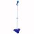 Adjustable blue toy microphone stand