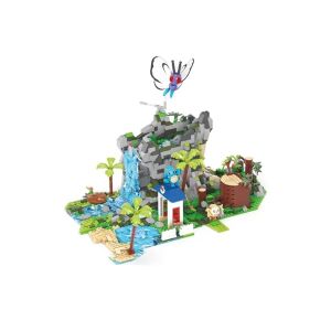 MEGA Pokémon Dobrodružstvo v džungli s dioramou džungle, vodopádom a figúrkami Pokémonov. - Mattel