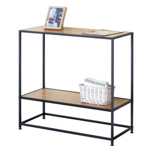 Intenso Home Konzolasztal - 80x36cm, Aranytölgy/Fekete