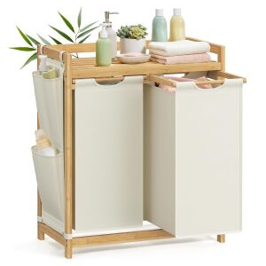 Kôš na bielizeň s dvoma priehradkami 138986893 - Nádoby na špinavú bielizeň