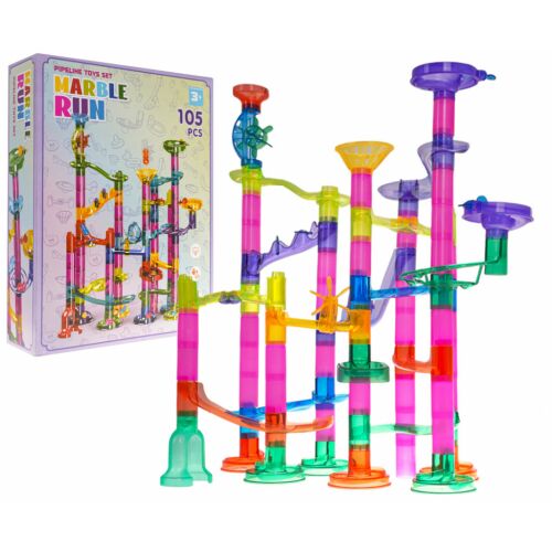 Golyópálya Építőkészlet - 105 db, Villogó Golyókkal, 3 éves kortól 138991362