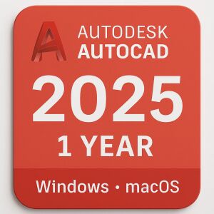 Autodesk AutoCAD 2025 1-ročná licencia pre Windows a macOS - Kancelárske softvéry