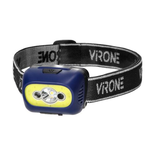 Orno blaue LED Stirnlampe mit Bewegungssensor