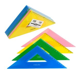 Nebulo - 45°-os Háromszög Vonalzó - 15 cm, Vegyes Színek 138992660 - Nebulo