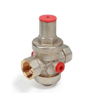 Giacomini dugattyús nyomáscsökkentő R153PX005, 1", belső menet, 1-5,5 bar, PN25, nikkelezett sárgaréz 138992757 - Giacomini