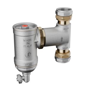 Giacomini mágneses iszapleválasztó R146CKX007, 1 1/2", forgóanyás csatlakozásokkal 139049705 - Giacomini