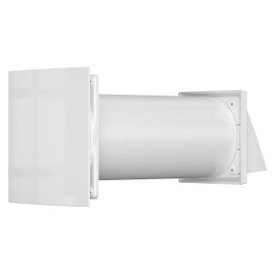 Wentylator VentEurope CUPER125, odzysk ciepła, filtr G3, biały, 200x200x423mm 138992902 - Wentylator