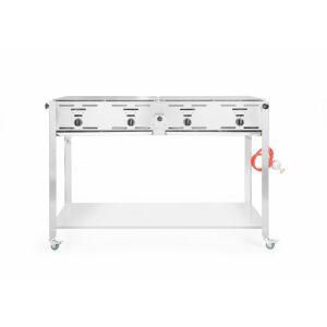 Grill-Master Quattro Rozsdamentes Acél Gázgrill - 4 Égős 138997497 - Kert
