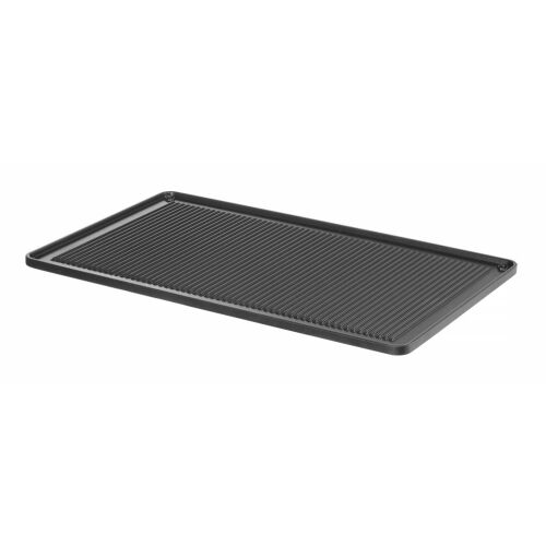 HENDI CONVECTOMAT GRILLPLATE, bordázott grillsütőlap sütőbe, ferde nézet - Hendi