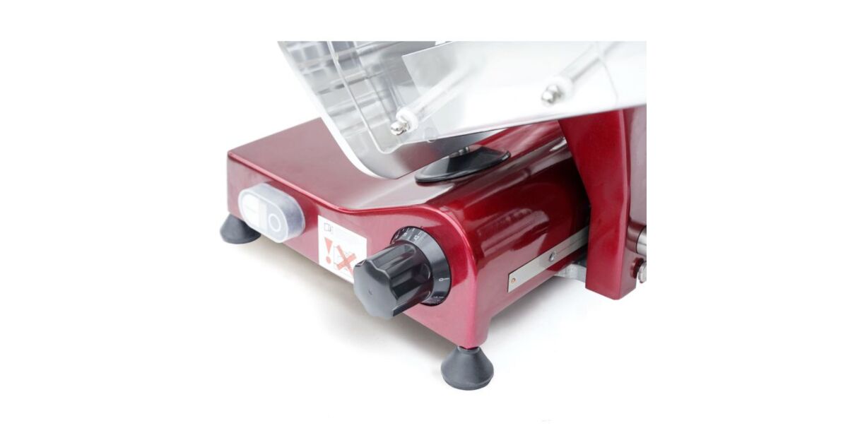 Profi Line 250 Piros Szeletelőgép - Rozsdamentes acél penge, 12mm vastagság 139000120