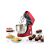 Червен стационарен миксер Tefal Masterchef Gourmet с аксесоари за печене