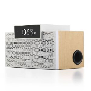 Edifier MP260 2.1 Hangszóró és Ébresztőóra - Fa/Fehér, Bluetooth