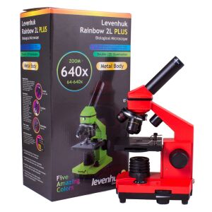 Levenhuk Rainbow 2L PLUS Mikroszkóp - 64-640x, Diákoknak
