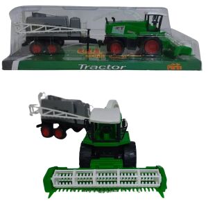 Játék Kombájn Rendsodróval - Fém és Műanyag Játék