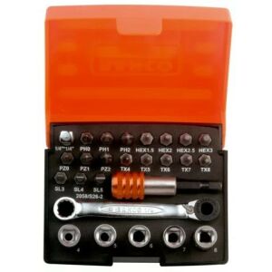 BAHCO 1/4" Dugókulcs és Bit Készlet - 25 db 139010217 - Bahco